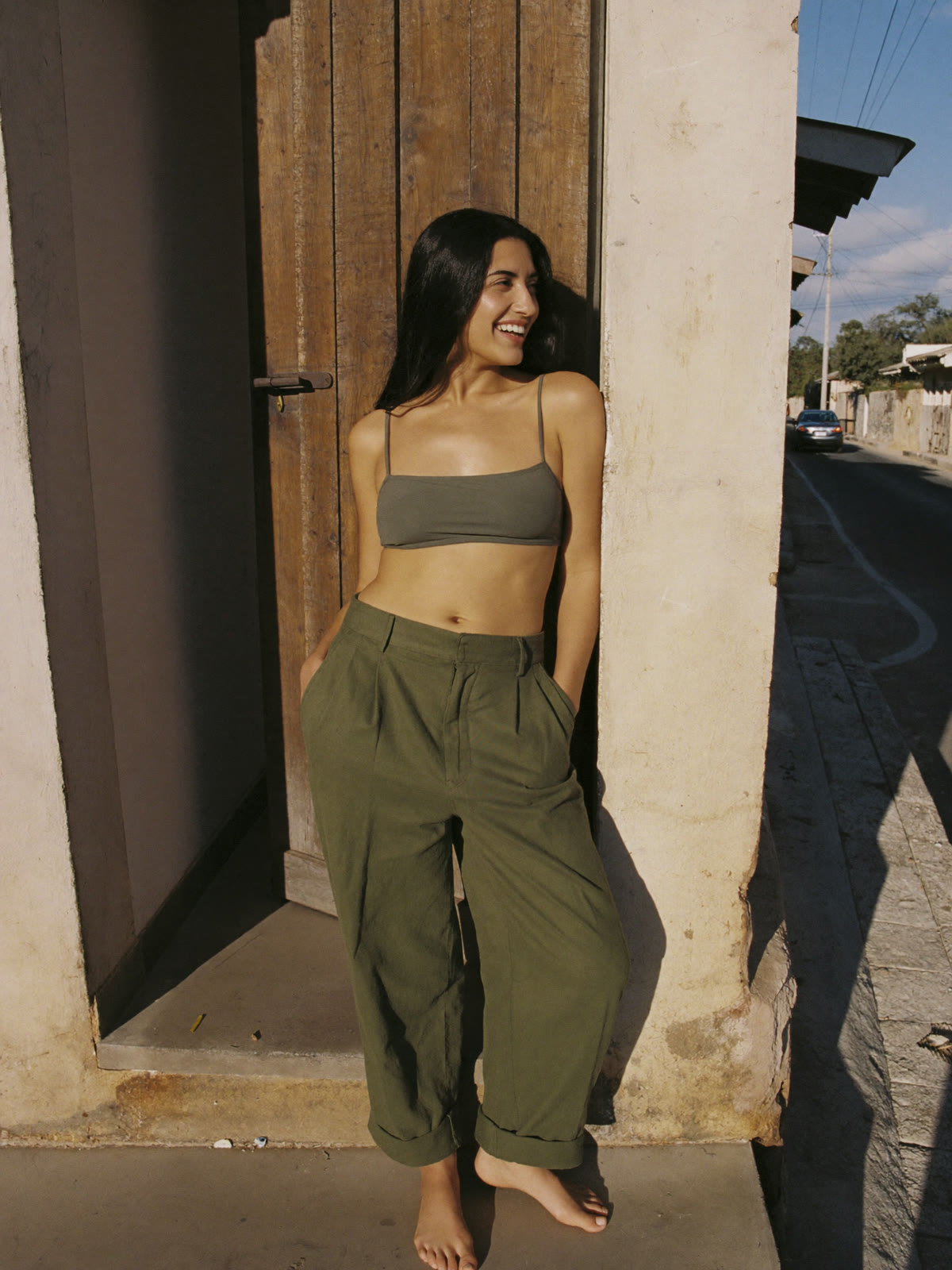 AI summer editorial: swimwear and resort looks by the sea